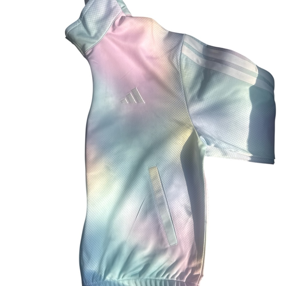 Adidas Girls Printed Tricot Jacket Size 14